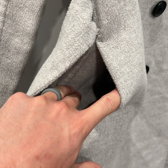 WISH Women's Stark Coat Size XS In Light Grey - Picture 6 of 12